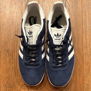 Adidas Classic Blue and White Sneakers